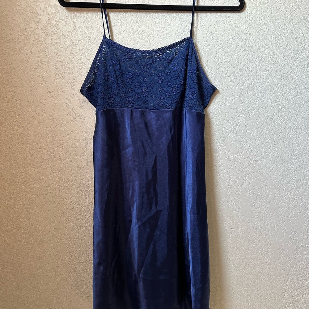 Secret Treasures Navy Lace Slip